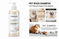 Anti - Flea Dog Shampoo & Brush Bundle - Natural Relief - Pawsome Planet
