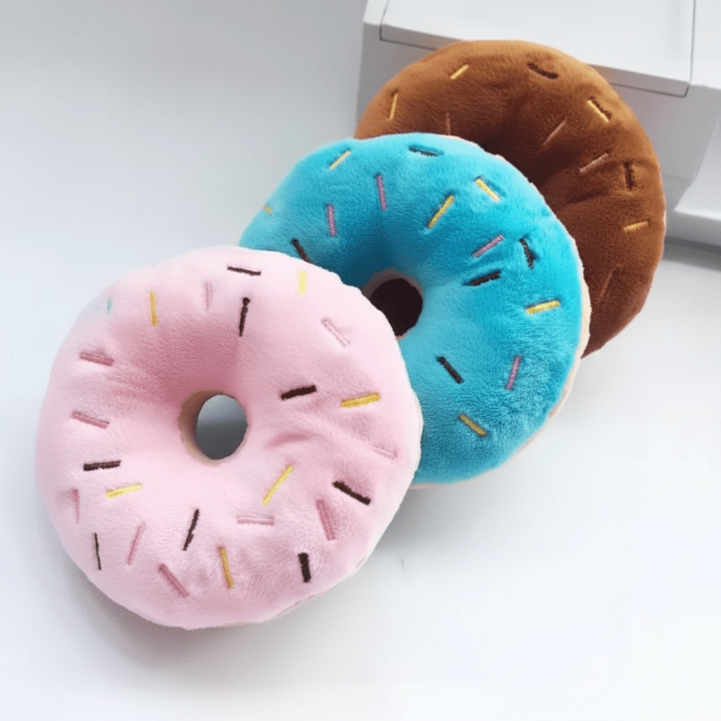 Squeaky Donut Toy 