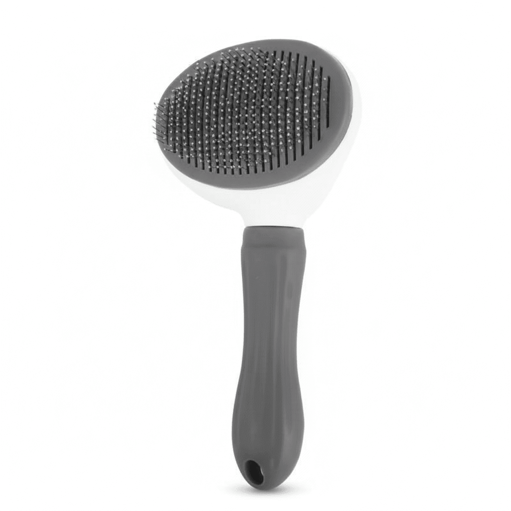 Self‑Cleaning Cat & Dog Grooming Brush - Pawsome Planet