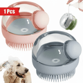 Silicone Dog Grooming Brush - Pet Spa Quality - Pawsome Planet