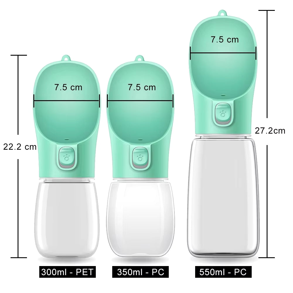 Portable Dog Water Bottle Australia - Travel Hydration - Pawsome Planet